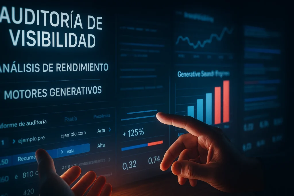 Auditoría de visibilidad en motores generativos 